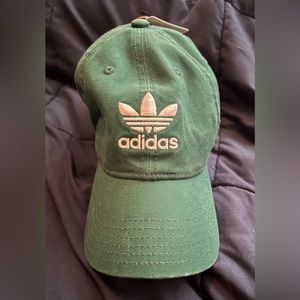 Adidas Originals Relaxed Strapback Collegiate Hat Men’s Green/White